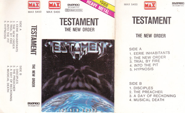 Testament - The New Order | Releases | Discogs