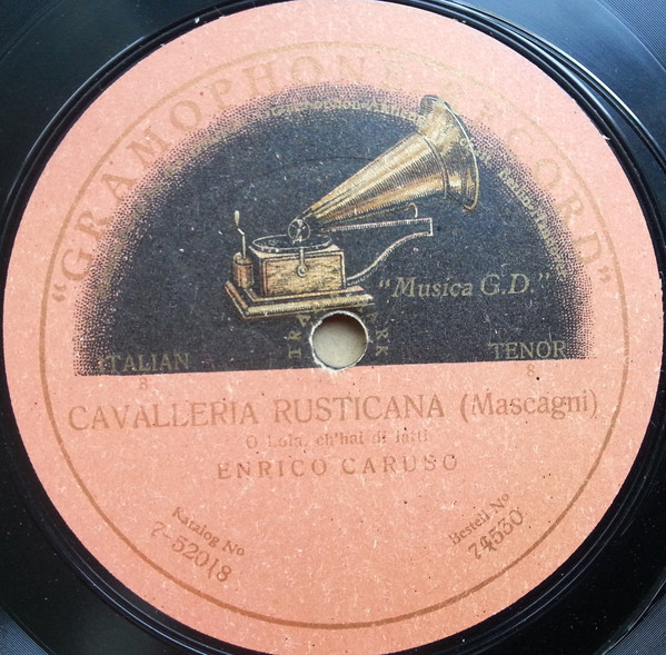 Enrico Caruso Cavalleria Rusticana Shellac Discogs