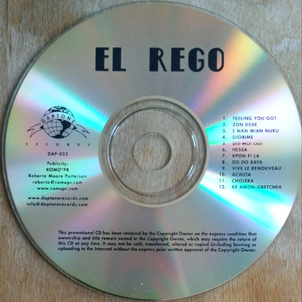 El Rego Et Ses Commandos – El Rego (2011, Vinyl) - Discogs