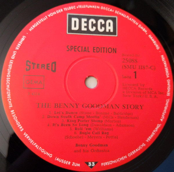 descargar álbum Benny Goodman - Original Soundtrack From The Benny Goodman Story