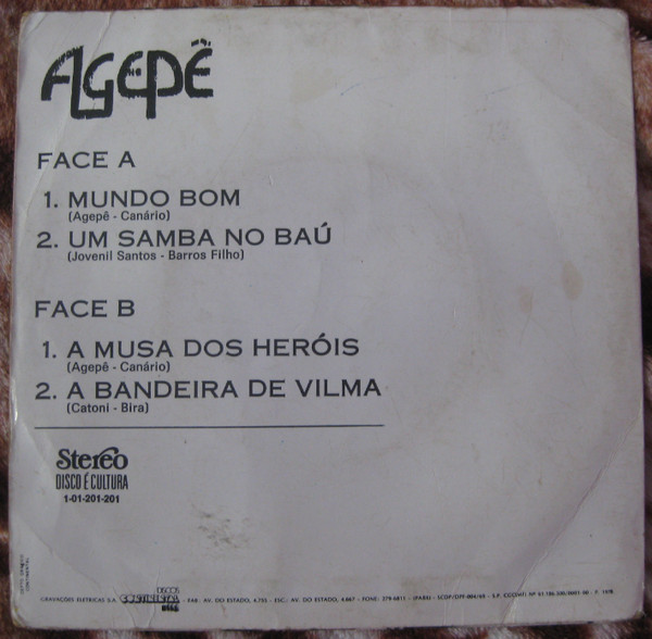 lataa albumi Agepê - Mundo Bom Um Samba No Baú A Musa Dos Heróis A Bandeira de Vilma