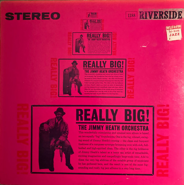 The Jimmy Heath Orchestra – Really Big! (1960, Vinyl) - Discogs