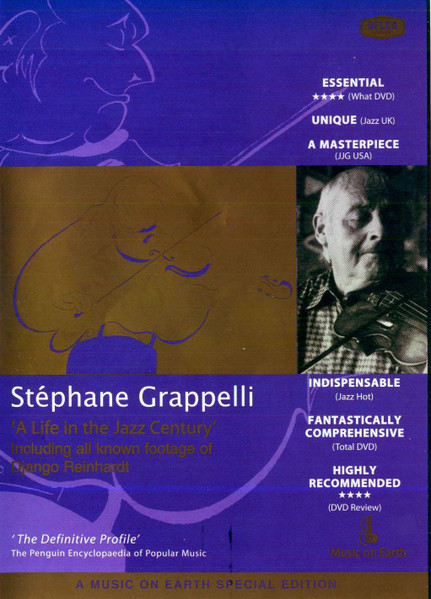 Stéphane Grappelli – A Life In The Jazz Century (2003, Region 0 