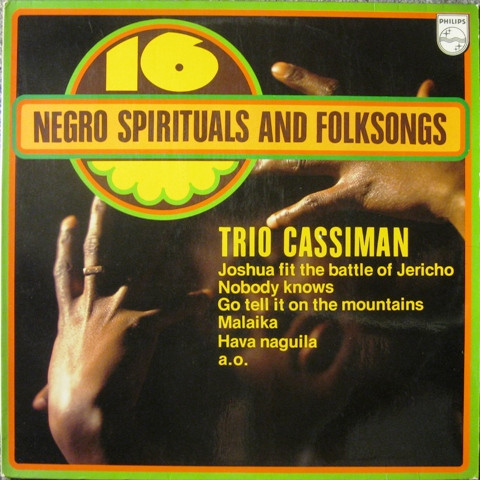 télécharger l'album Trio Cassiman - 16 Negro Spirituals And Folksongs