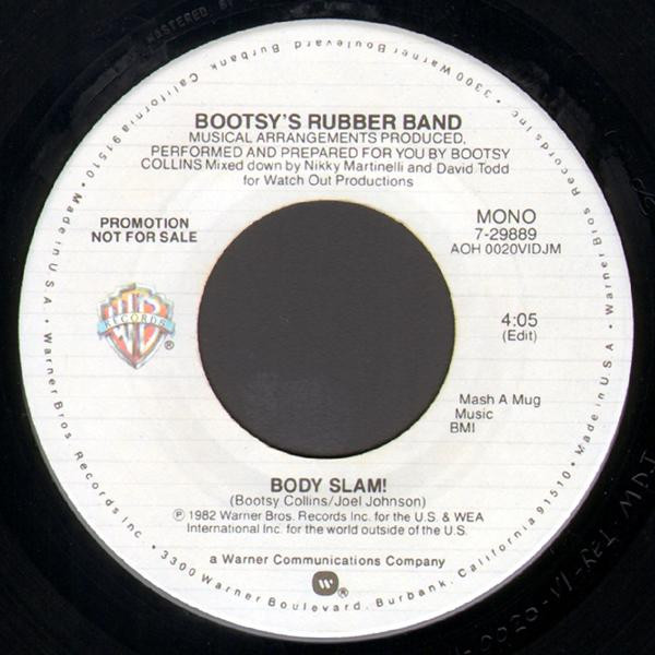 Bootsy's Rubber Band – Body Slam! (1982, Vinyl) - Discogs