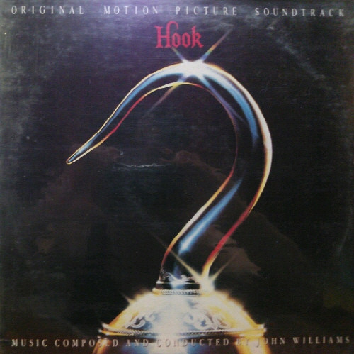 John Williams Hook Original Motion Picture Soundtrack Album Cover T-Shirt  Black