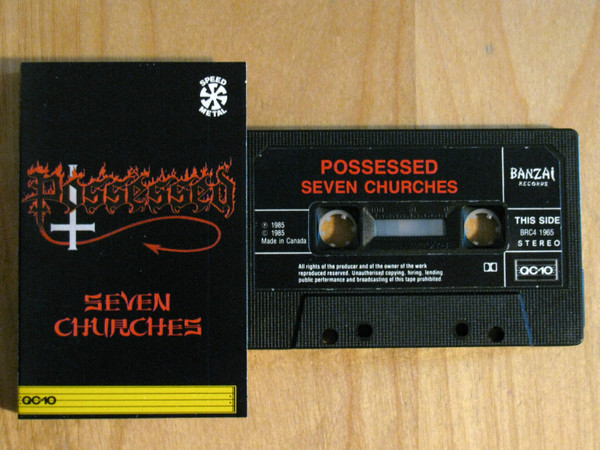 Possessed – Seven Churches (1985, Cassette) - Discogs