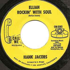 Hank Jacobs - Elijah Rockin' With Soul album cover