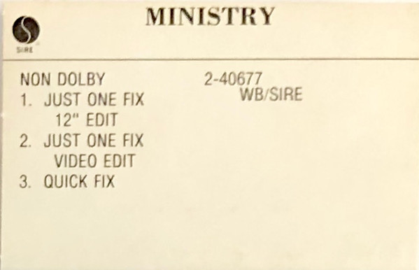 Ministry - Just One Fix | Releases | Discogs