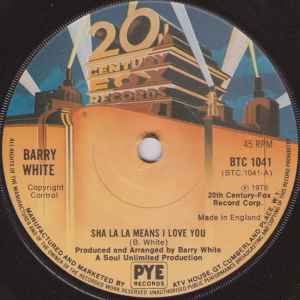 Barry White - Sha La La Means I Love You | Releases | Discogs