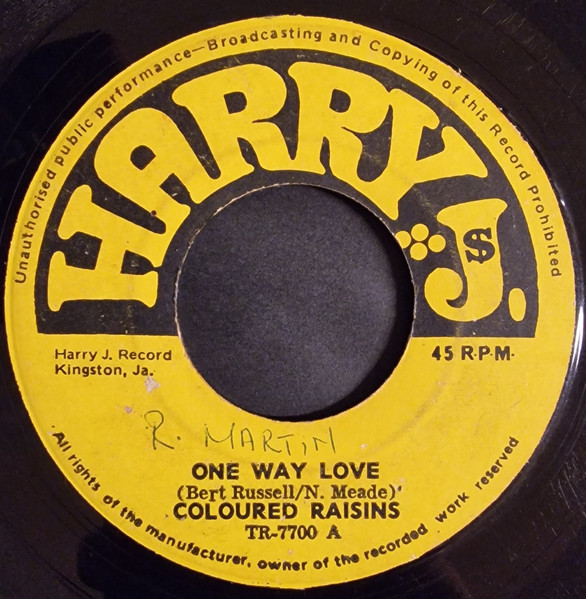 Coloured Raisins - One Way Love | Releases | Discogs