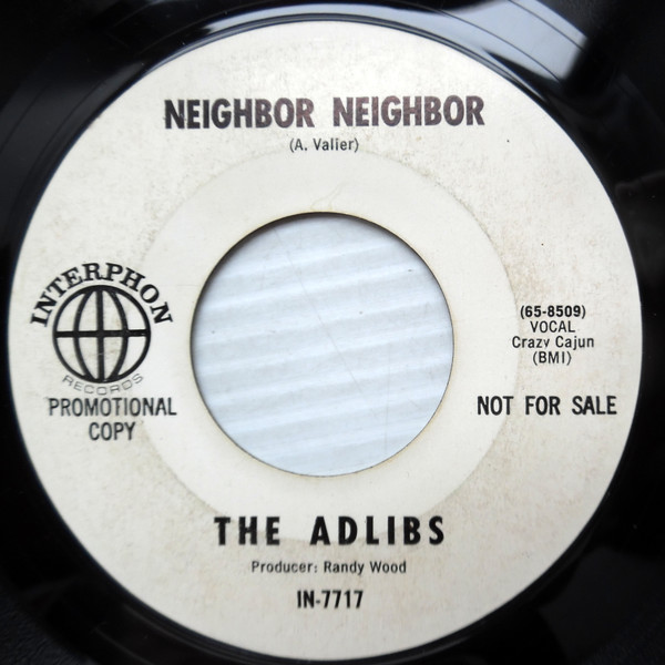 Album herunterladen The Adlibs - Neighbor Neighbor Lovely Ladies