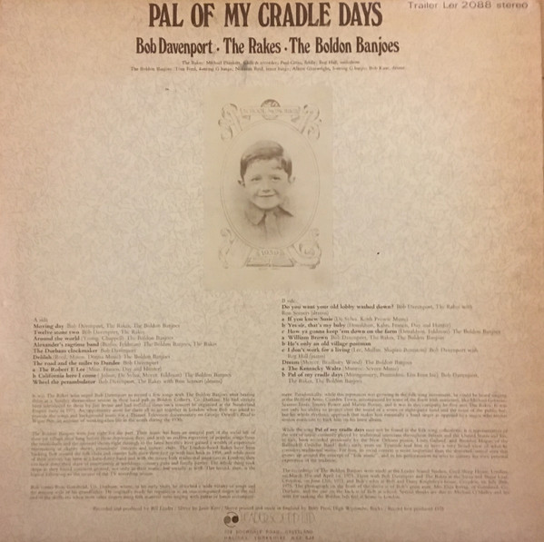 Album herunterladen Bob Davenport - Pal Of My Cradle Days
