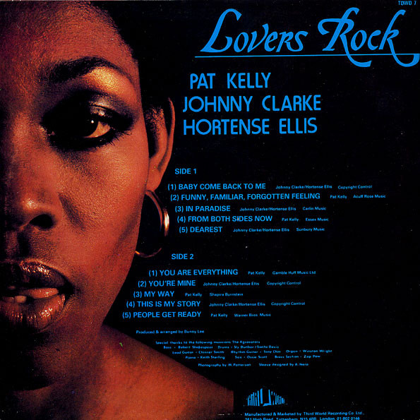 descargar álbum Pat Kelly Johnny Clarke Hortense Ellis - Lovers Rock