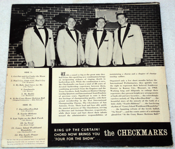 last ned album The Checkmarks - Four For The Show