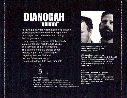 Dianogah – Qhnnnl (2008, CD) - Discogs