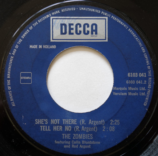 Album herunterladen The Zombies Featuring Colin Blunstone And Rod Argent - Summertime Shes Not There Tell Her No