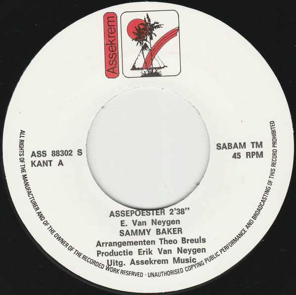 télécharger l'album Sammy Baker - Assepoester