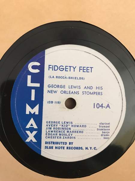 George Lewis And His New Orleans Stompers – Fidgety Feet 