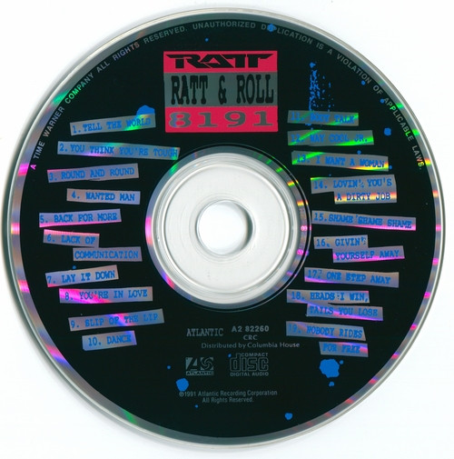 descargar álbum Ratt - Ratt Roll 8191