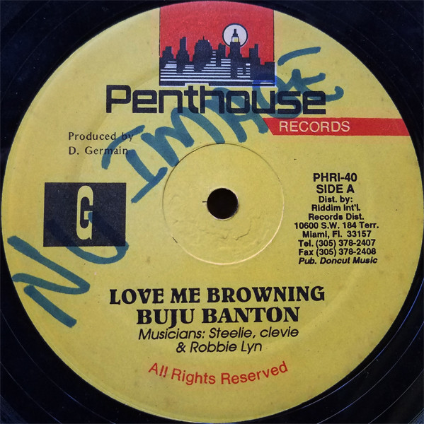 Buju Banton – Love Me Browning (1992, Vinyl) - Discogs