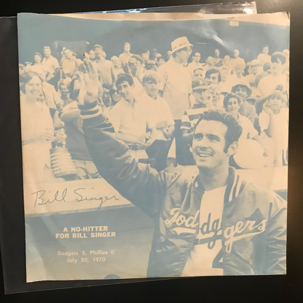 Los Angeles Dodgers - On this date in 1970, Bill Singer tossed the only  Dodger no-hitter in the 1970s. A commemorative vinyl was produced with Vin  Scully's call of the game soon