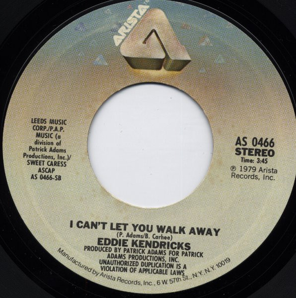 descargar álbum Eddie Kendricks - I Just Want To Be The One In Your Life I Cant Let You Walk Away