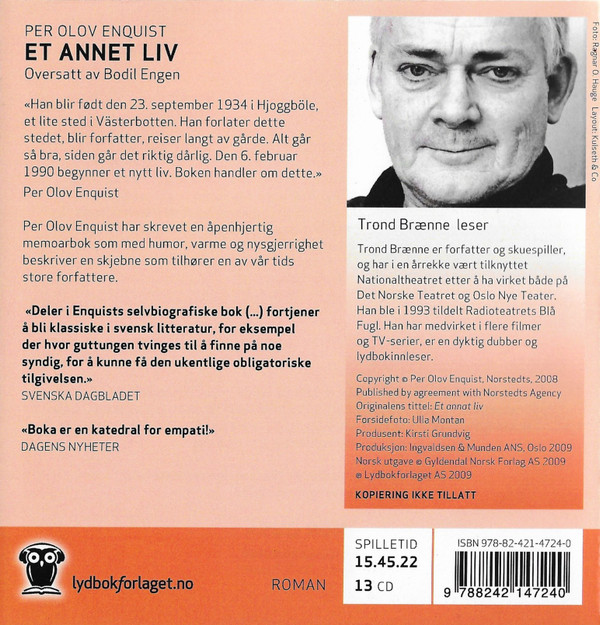 descargar álbum Per Olov Enquist - Et Annet Liv