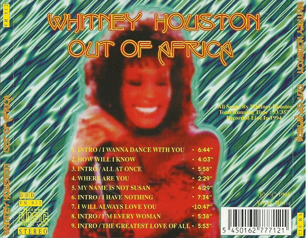 descargar álbum Whitney Houston - Out Of Africa