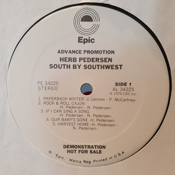 Herb Pedersen – Southwest (1976