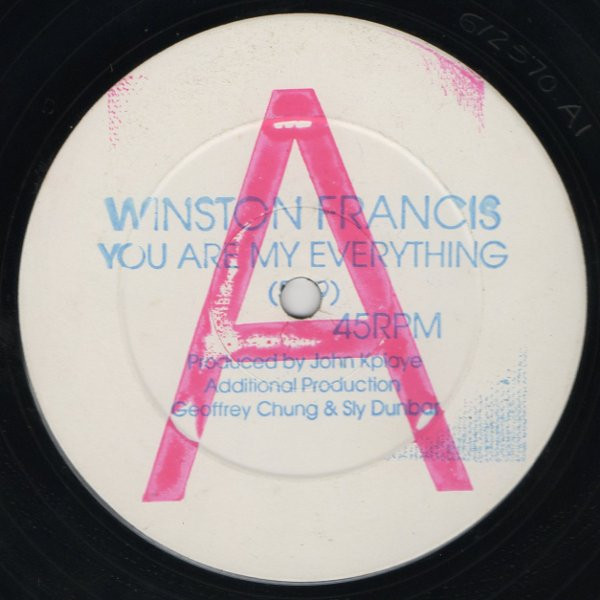 Winston Francis – You Are My Everything (1989, Vinyl) - Discogs