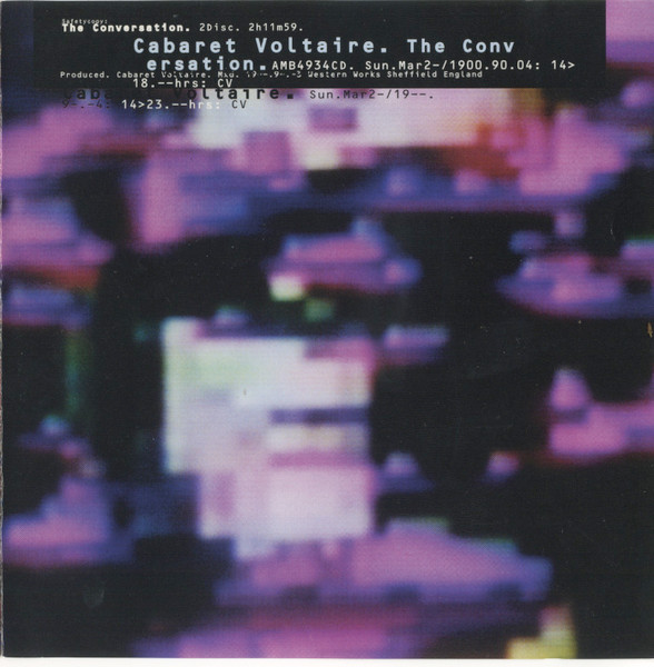 Cabaret Voltaire – The Conversation (1994, CD) - Discogs