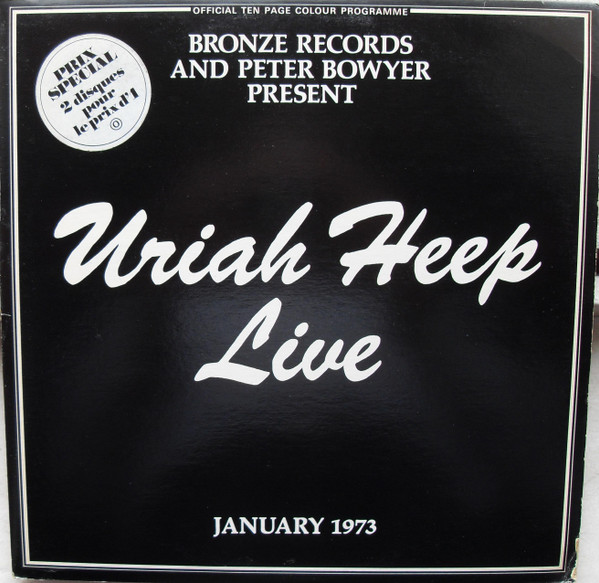 Обложка конверта виниловой пластинки Uriah Heep - Uriah Heep Live