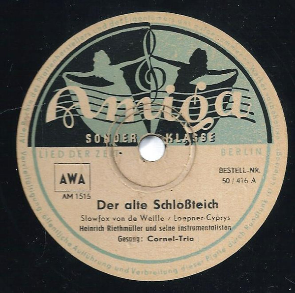 descargar álbum Heinrich Riethmüller und seine Istrumentalisten - Der alte Schloßteich Spiel mir eine alte Melodie