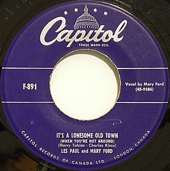 Les Paul And Mary Ford – It's A Lonesome Old Town / Tiger Rag