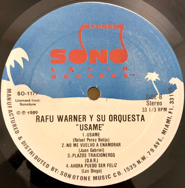descargar álbum Rafu Warner Y Su Orquesta - Usame