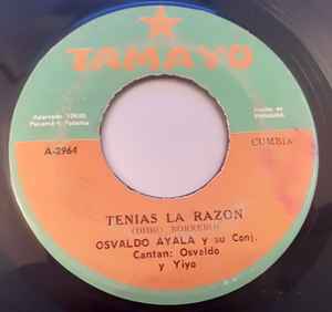 Osvaldo Ayala Y Su Conjunto - Tenias La Razon / Es Por Eso Que Yo  album cover