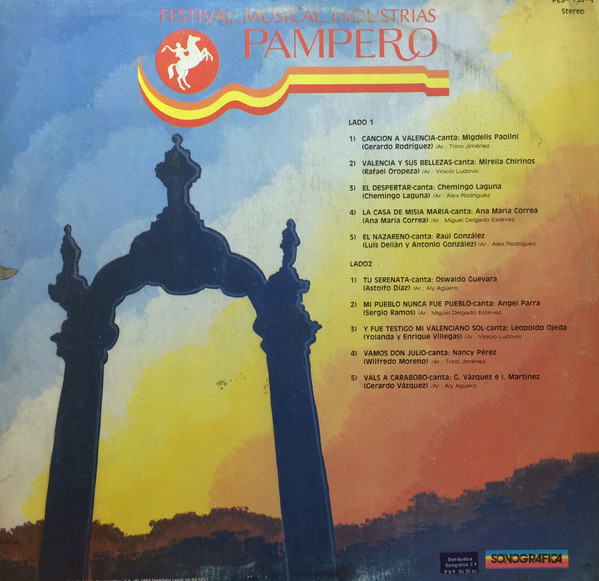 ladda ner album Various - Cantos A Carabobo Festival Pampero