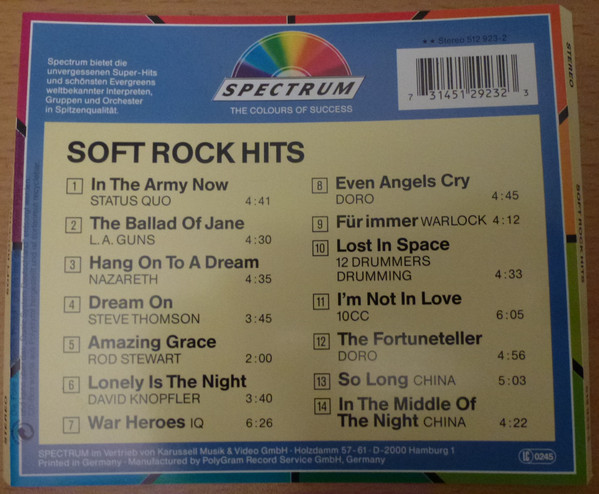 Album herunterladen Various - Soft Rock Hits