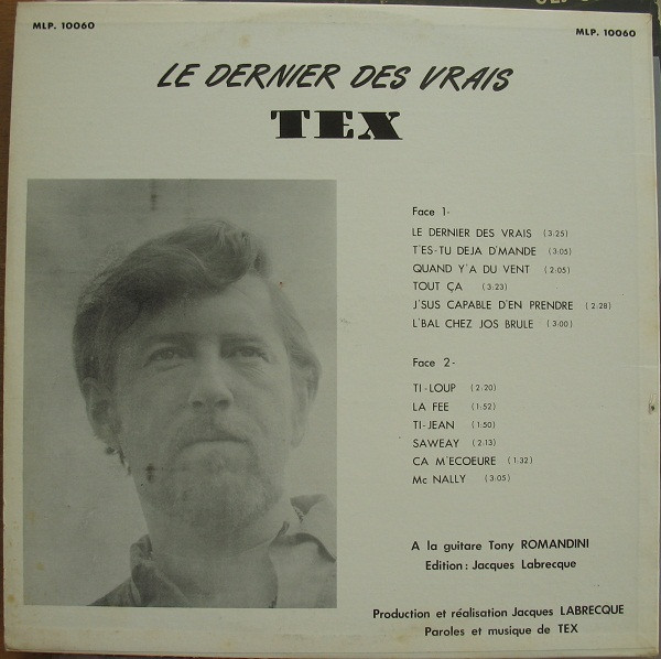 Tex - Le Dernier Des Vrais... | London Records (MLP. 10060) - 2