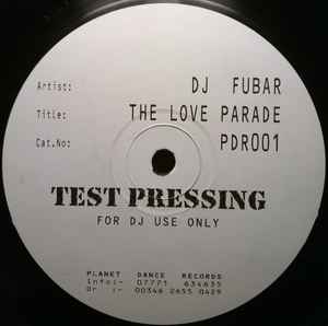 Portada de album DJ Fubar - The Love Parade
