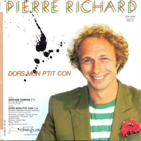 baixar álbum Pierre Richard - Madame Sardine