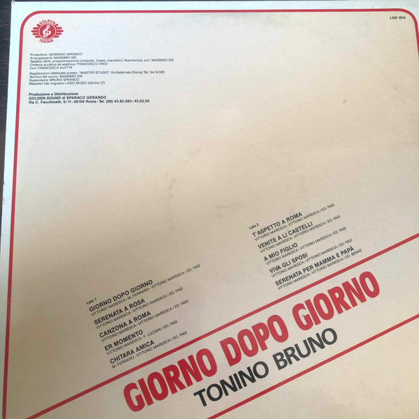 last ned album Tonino Bruno - Giorno Dopo Giorno