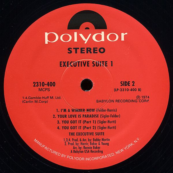 Executive Suite – Executive Suite 1 (1974, Vinyl) - Discogs