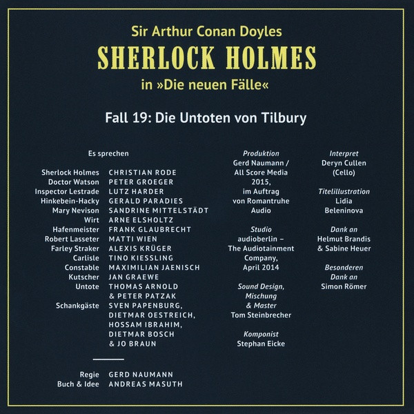 ladda ner album Andreas Masuth - Sherlock Holmes Fall 19 Die Untoten Von Tilbury