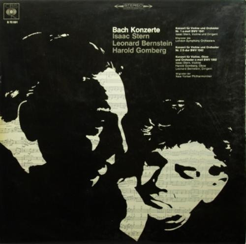 lataa albumi Isaac Stern, Leonard Bernstein, Harold Gomberg - Bach Concertos