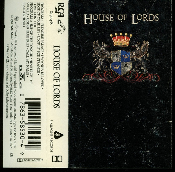House Of Lords – House Of Lords (CD) - Discogs