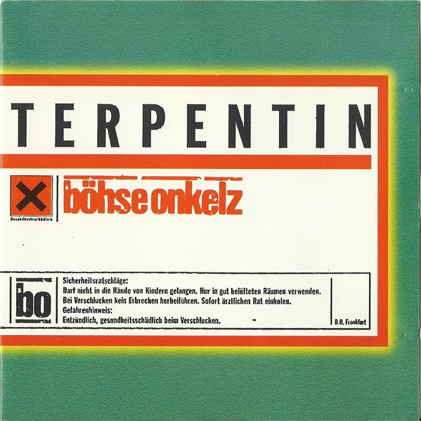 télécharger l'album Böhse Onkelz - Terpentin