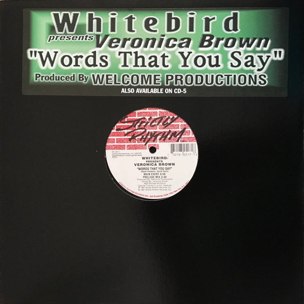 Whitebird Presents Veronica Brown – Words That You Say (1997 