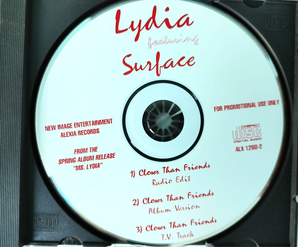 Lydia Featuring Surface – Closer Than Friends (1997, CD) - Discogs